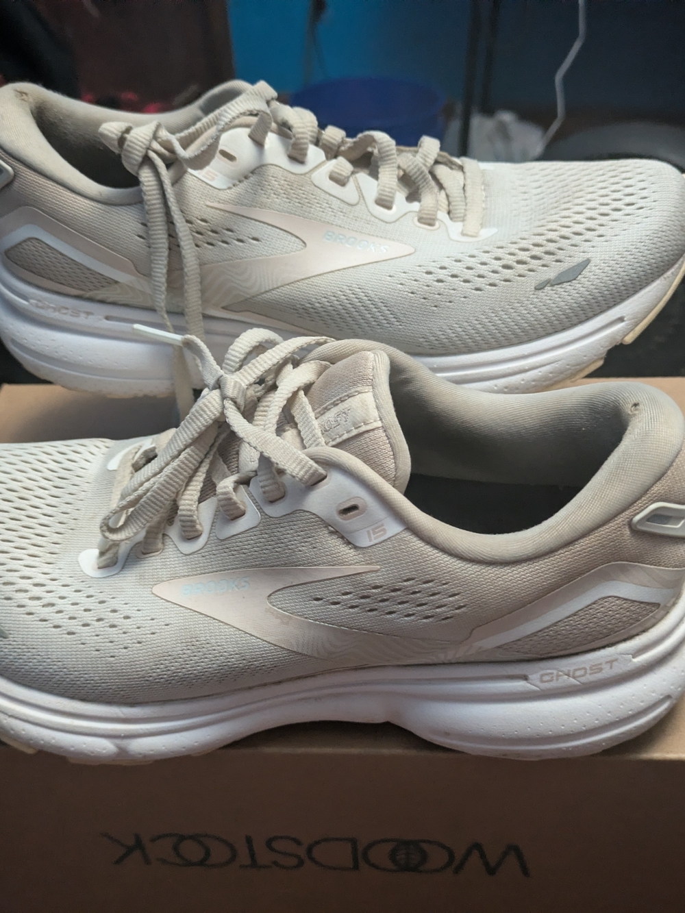 Brooks Women’s Ghost 15 Running Shoes - Light Grey Size 7